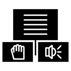 Peace Not War. Protest vector icon illustration