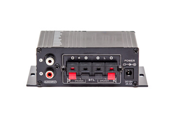 Sound amplifier on a white background