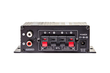 Sound amplifier on a white background