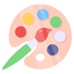         Trendy vector design of color palette 