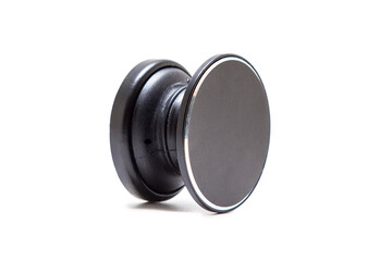 Popsocket phone holder on white background