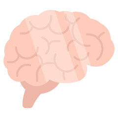 Modern design icon of brain