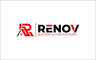 Illustration vector graphic of renovation, home repair, and building concept logo design template