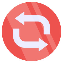 Modern style icon of refresh arrows