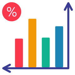 Premium download icon of bar chart