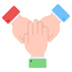 Obraz premium Premium download icon of united