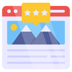 Premium download icon of web landscape