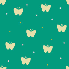 Decorative seamless pattern. Simple abstract shape