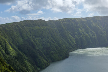 Obraz na płótnie Canvas The Beautiful Landscape in Azores