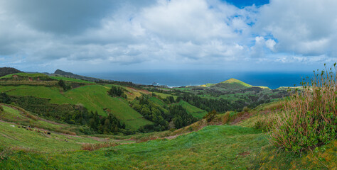 Naklejka na ściany i meble The Beautiful Landscape in Azores
