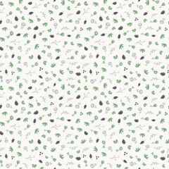Spring summer botanical seamless pattern