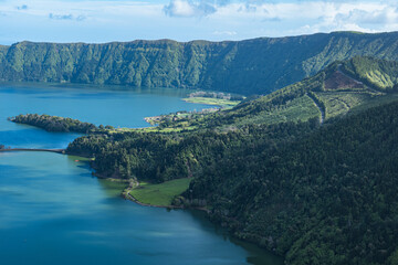 The Beautiful Landscape in Azores