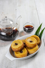 Kue lumpur labu is an Indonesian traditional pancake made from pumpkin with a sweet taste, and has a softer texture.