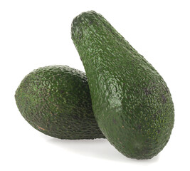 Avocado isolated on white background.