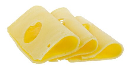 Cheese isolated on white background.