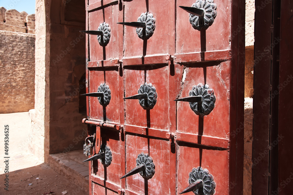 Canvas Prints Ranikot Fort, Great Wall of Sindh, vinatge ruins in Pakistan