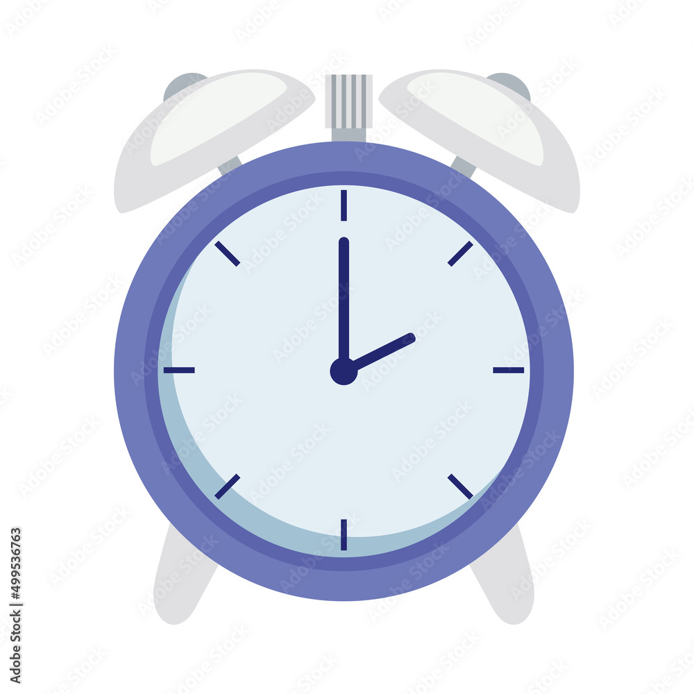 Canvas Prints purple alarm clock