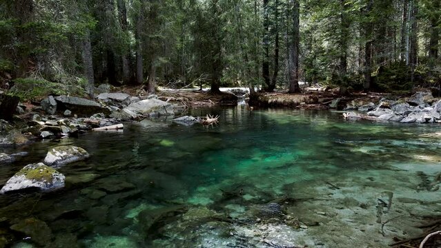  Aerial Drone - Landscape on the Enchanted Lake of Amola