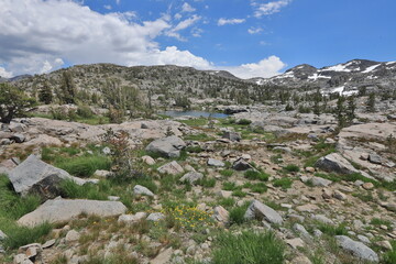 Fototapeta na wymiar Beautiful Scenery in Sierra, Central California