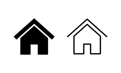 House icon vector. Home sign and symbol