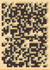 Implementation of Edward Zajec’s “Il Cubo” from 1971. Essentially a Truchet tile set of 8 tiles and rules for placement art illustration
