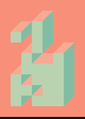 Implementation of Edward Zajec’s “Il Cubo” from 1971. Essentially a Truchet tile set of 8 tiles and rules for placement art illustration