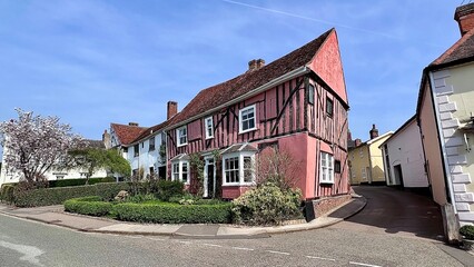 Fototapeta na wymiar old houses Lavenham Suffolk England 