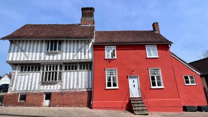 old house in Lavenham Suffolk England 