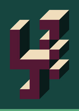 Implementation of Edward Zajec&rsquo;s &ldquo;Il Cubo&rdquo; from 1971. Essentially a Truchet tile set of 8 tiles and rules for placement art illustration