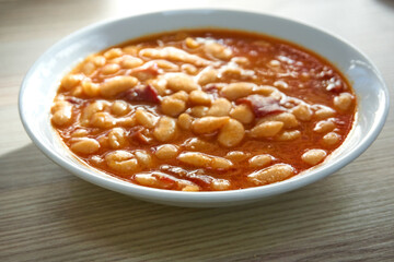 Traditional Turkish food haricot bean , kuru fasulye