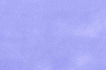 Very peri matte background of suede fabric, macro. Velvet texture of seamless pastel leather.