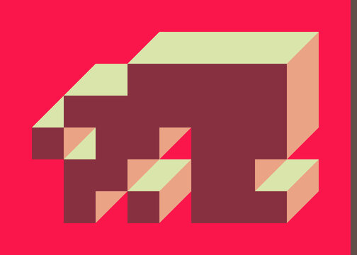 Implementation of Edward Zajec&rsquo;s &ldquo;Il Cubo&rdquo; from 1971. Essentially a Truchet tile set of 8 tiles and rules for placement art illustration