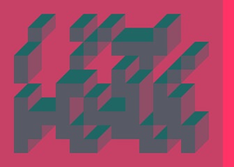 Implementation of Edward Zajec’s “Il Cubo” from 1971. Essentially a Truchet tile set of 8 tiles and rules for placement art illustration