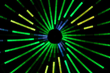 The lights at night are dazzling