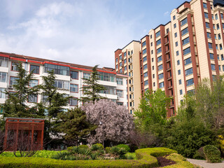 A residential community with a beautiful environment