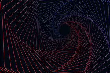 Naklejka premium Abstract motion wave gradient line background