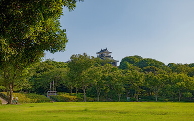 浜松城 天守閣の遠景