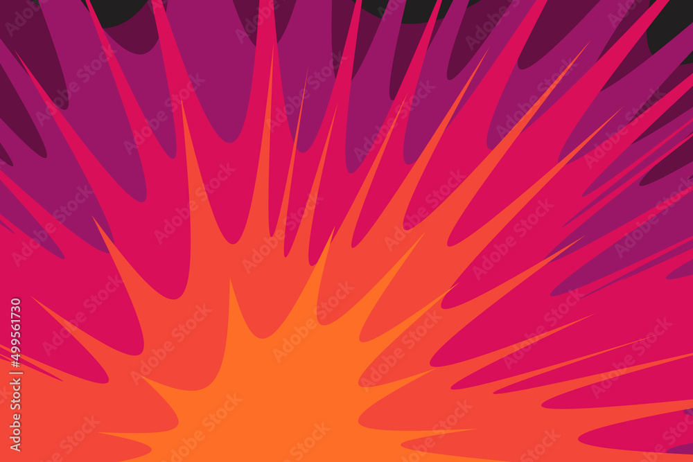 Poster simple background with gradient explosive pattern