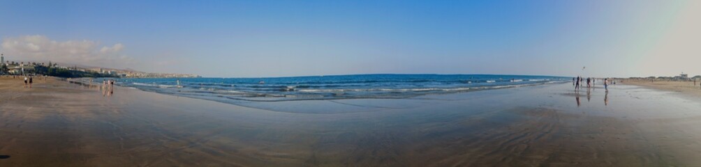 Playa del Ingles en Gran Canaria (Panorámica) 
