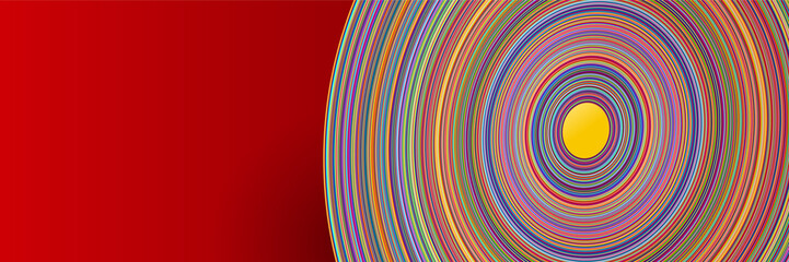 Abstract colorful banner background