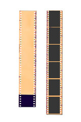 film strip isolated on white