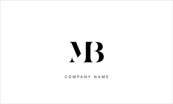 BM, MB, Letters Logo Monogram