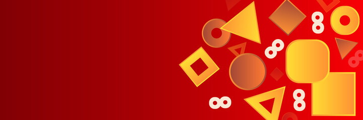 Abstract colorful banner background