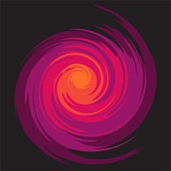 Simple background with gradient swirl pattern