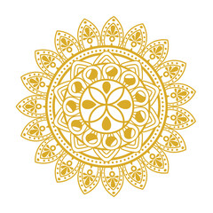 golden mandala decoration
