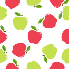 Seamles pattern of fruits, vector eps 10