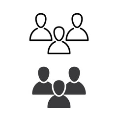 Group icon for business, poster, web design, etc.