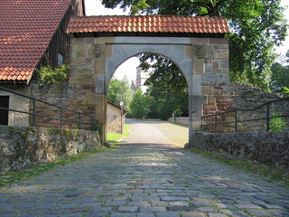 Tor zum Schloss Brake in Lemgo