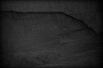 Dark grey black slate background or texture.