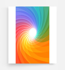 Naklejka premium Abstract background with dynamic effect. Rotation and swirling movement. Modern screen design for mobile app and web. 3d motion vector Illustration for advertising, marketing or presentation.